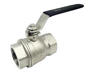 2 Piece Stainless Steel Ball Valve, Standard Port, 600 PSI