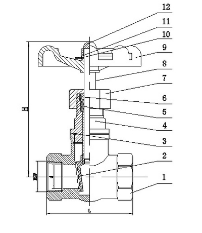 316 Stainless Steel Gate Valve