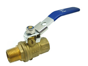 Auto Drain Safety Exhaust Brass Ball Valve With Lockable Handle 