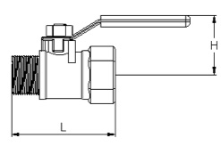Air Compressor Brass Mini Ball Valve