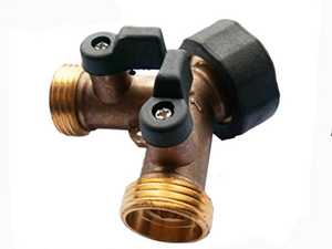 Brass Shut-Off Valve / Y Hose Connector