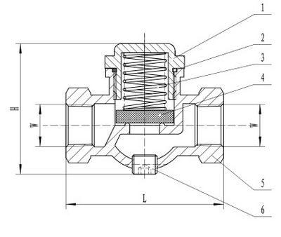 In Line Check Valves, Vertical or Horizontal Installation