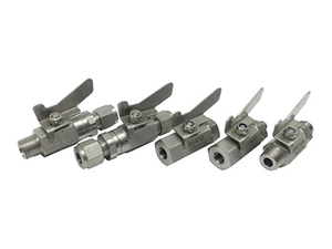 Mini Stainless Steel Ball Valve, with Butterfly Handle