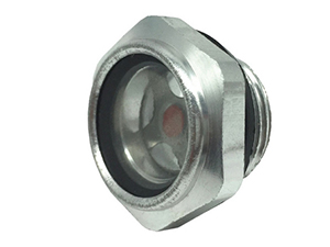 Low Pressure Zinc Plated Brass Sight Glass, with Male Pipe Thread