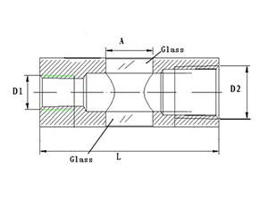 KCSGM-50 Fused Sight Glass