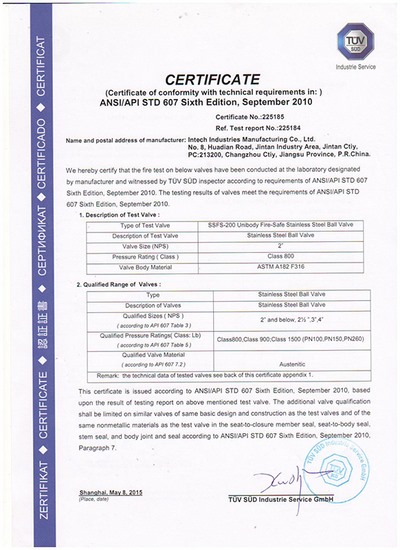 Certificates